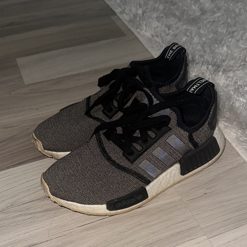Adidas NMD R1 Black and Tan Sneakers